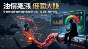 putin strategic gain oil surge middle east conflict