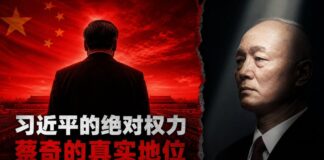 習近平背影和蔡奇