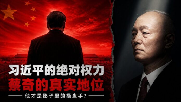 習近平背影和蔡奇