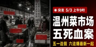五一連假變「獻忠連假」！溫州菜市場轎車狂撞至少5死　成都、泰安、重慶、東京一週六連爆震動兩岸