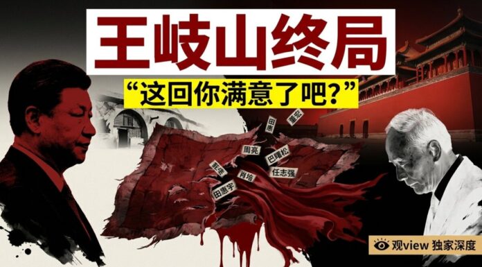 王岐山終局2026封面：習近平「這回你滿意了吧」與九千歲血色殞落——觀view深度報導