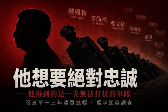 xi-jinping-pla-purge-rocket-force-2027-taiwan-invasion 習近平清洗軍隊13年總結