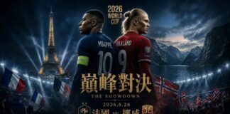 2026世界盃法國vs挪威對決縮圖，姆巴佩與哈蘭德背對背